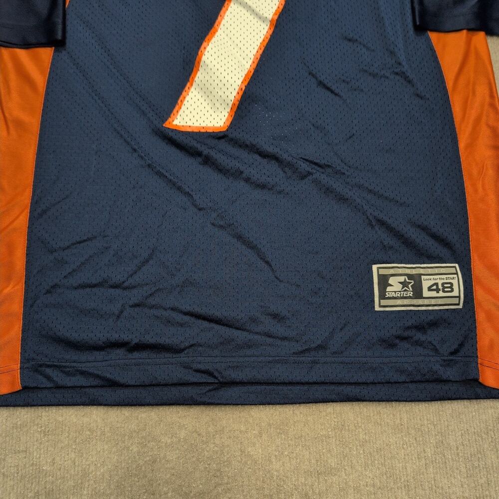 Denver Broncos Starter Home Men's Jersey Blue Orange Size L 48 John Elway - Picture 3 of 9